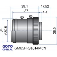 2/3-inch Format Ultra-High Resolution 5 Megapixel Lens